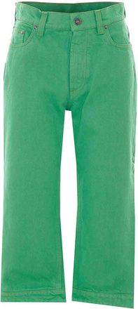Versace Green Capri Jeans