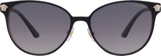 Versace Grey Gradient Cat Eye Ladies Sunglasses VE2168 1377T3 57
