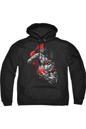 Gildan Superman My City Adult Pull Over Hoodie / Hooded Sweatshirt