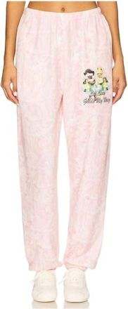 Boys Lie Let Love Guide My Way Kimmy Pants In Pink