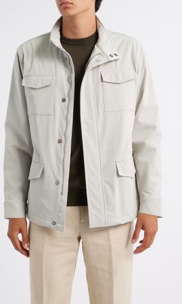 Aurélien Waterproof Field Jacket in Ecru at Nordstrom, Size Xx-Large