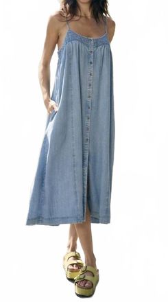 Saltwater Luxe Matilda Midi Dress In Vintage Indigo