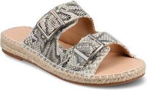 Journee Collection Tresah Espadrille Sandal in Snake at Nordstrom Rack, Size 8.5