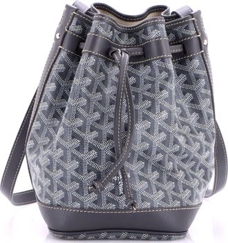 Goyard Petit Flot Bucket Bag Coated Canvas PM