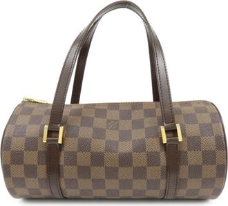 Louis Vuitton Papillon Damier Brown Canvas Handbag (Pre-Owned)