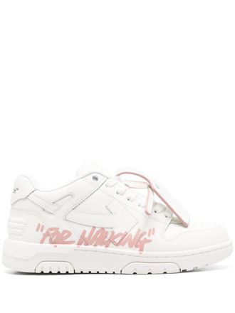 Off-white lace-up sneakers - women - Calf Leather - 37