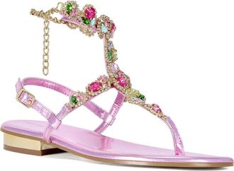 Azalea Wang Marinella Sandal in Pink at Nordstrom, Size 10