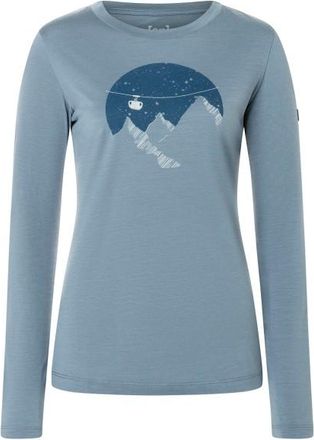 super.natural Gondola L/S Longsleeve f&uuml;r Damen | t&uuml;rkis