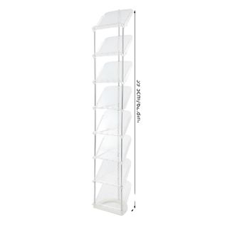 OEM Almacenamiento De Zapatos, Dise&ntilde;o Vertical Que Ahorra Espacio, Almacenamiento Multinivel, Color Blanco