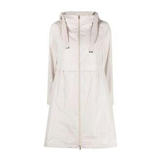 Herno Parkas, female, White, Size: S Lightweight Parka Coat