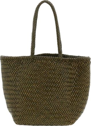 Dragon Diffusion Botteghe Basket Bag - Dames - Tassen - Groen - Maat: ONE Size Zijde