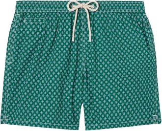 MC2 Saint Barth Boxer Zwembroek Fantasia - Heren - Strandmode - Groen - XL - Badmode