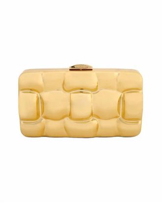 Cult Gaia Womens Darcy Clutch In Shiny Gold