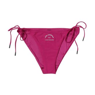 Karl Lagerfeld Dames, Badkleding, Paars, Maat: L Polyamide