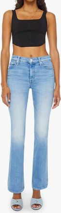 Mother Weekender Jeans In Mediterranean Muse