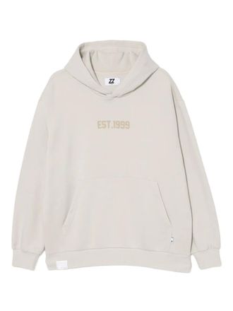 Izzue Felpa con cappuccio e logo - Toni neutri