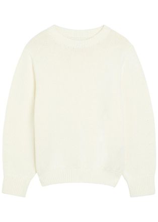 Toteme Knitted Cotton-blend Jumper - White - 38 (UK10 / S)