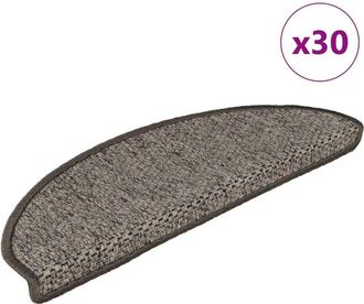 vidaXL Vidaxl - Alfombra Autoadhesiva Escalera Sisal 30 Uds Marr&oacute;n Beige