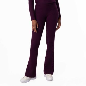 Bally Orchid Wool Flared Trousers