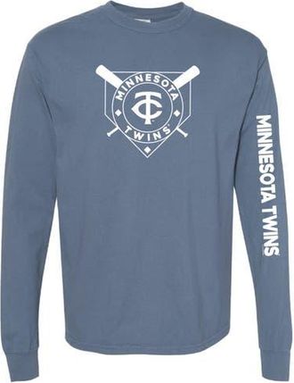 Soft As A Grape Womens Soft as a Grape Navy Minnesota Twins Pigment Dye Long Sleeve T-Shirt at Nordstrom, Size Small