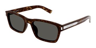 Saint Laurent SL 662 Asian Fit 004 Mens Sunglasses Tortoiseshell Size 57 - Free RX Lenses - Free RX Lenses