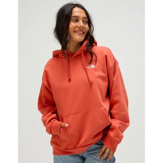 The North Face Evolution Hoodie Womens Red Fleece Lined Oversized POSH278