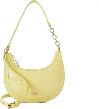 Dune London Womens Accessories Diversion - Chain Detail Shoulder Bag - Yellow - One Size