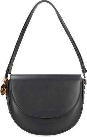 Stella McCartney Frayme Schoudertas - Dames - Schoudertassen - Zwart - ONE Size - Leer - Tassen
