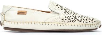 Pikolinos Geperforeerde zomerloafer - Off White - Dames - Loafers - Beige - 42 EU - Schoenen
