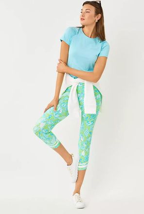 Lilly Pulitzer UPF 50+ Luxletic 21 Weekender High Rise Crop Legging