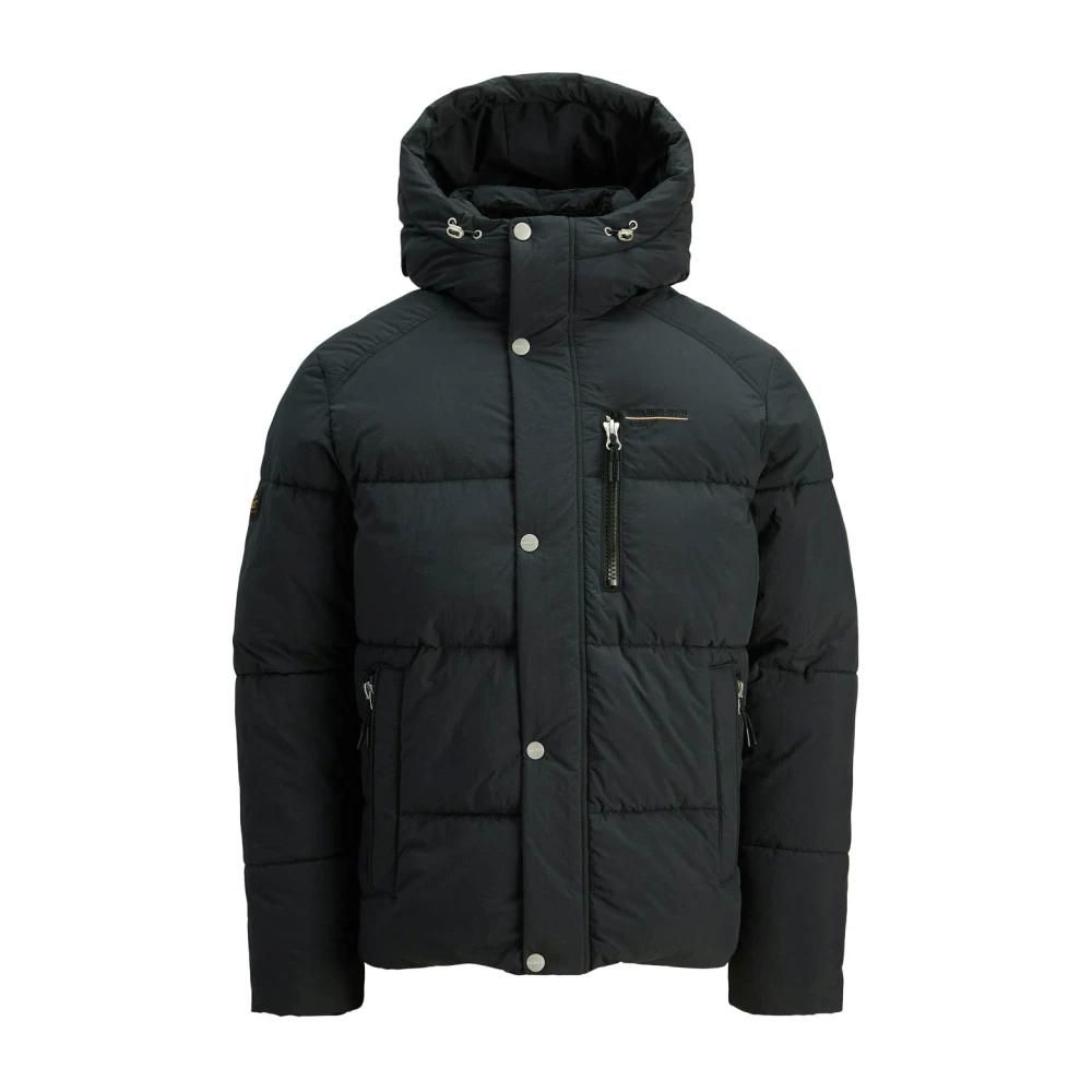 Lininco Herenjassen, fleece gevoerde lichtgewicht jas met capuchon