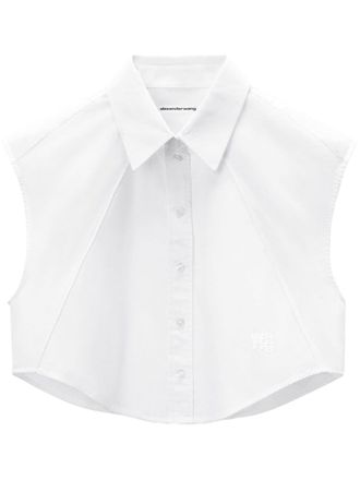 Alexander Wang Mouwloos shirt - Wit