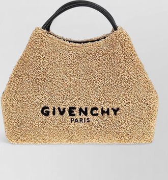Givenchy nano raffia bucket tote bag sponge