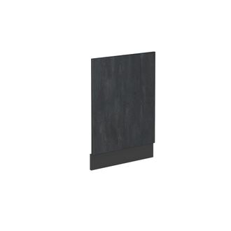 Vicco Panel Frontal R-line, Hormig&oacute;n Negro, 45 Cm Sin Encimera