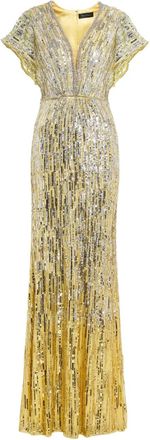 Jenny Packham Dusk jurk - Geel