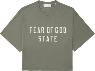 Fear of God T-shirt con grafica - Verde
