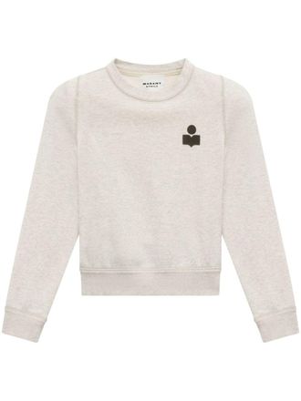 Isabel Marant Prissa sweater met logoprint - Beige