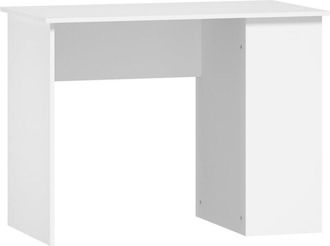 vidaXL Vidaxl - Escritorio De Madera Contrachapada Blanco 100x55x75 Cm