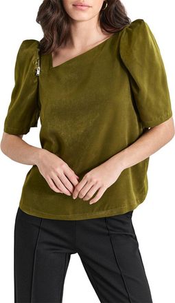 DKNY Dkny Short Sleeve Asymmetrical Top
