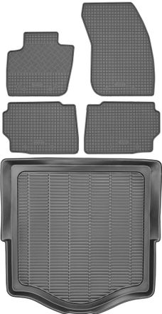 OEM Juego De Alfombrillas De Goma Para Coche Y Alfombrilla Para Maletero Para Ford Mondeo V Estate A Partir De 2014