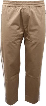 Paolo Pecora Cropped broek - Heren - Vrijetijds broeken - Beige - XL - Broeken