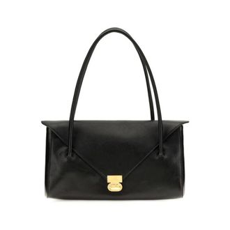 Marni E/W Schoudertas - Dames - Tassen - Zwart - Maat: ONE Size Leer