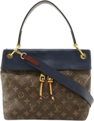Louis Vuitton Pre-owned Shoulder Bags, female, Brown, Size: ONE SIZE Pre-owned Tuileries Besace Monogram Handbag