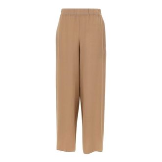 KANGRA Palazzo Trousers - female - Kangra - Straight Trousers - Brown - M - Trousers