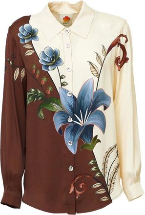 Farm Rio Camicie - - Blouses & Shirts - Donna - Marrone - M