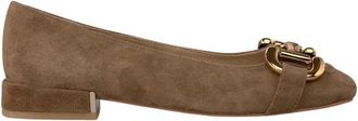 Alma En Pena Stijgbeugels platte schoen - Dames - Ballerinas - Bruin - 42 EU - Schoenen