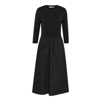 Inwear Arwen IW Jurk - Dames - Casual kleedjes - Zwart - XS - Leer - Kleedjes