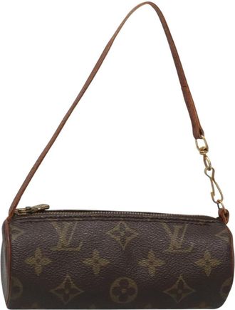 Louis Vuitton Papillon Pochette Monogram Canvas Brown Canvas Bag (Pre-Owned)