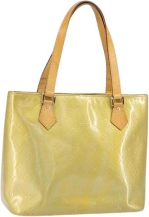 Louis Vuitton Pre-owned Tote Bags, female, Green, Size: ONE SIZE Pre-owned Vintage Patent Leather Hand Bag