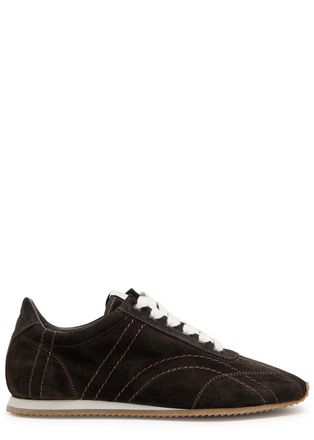 Toteme Flex Suede Sneakers - Black - 41 (IT41 / UK8)